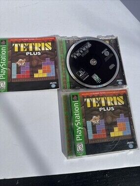 TWO Tetris Plus (PlayStation 1 PS1) Greatest Hits CIB COMPLETE & TESTED READ